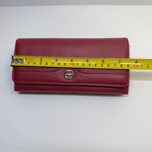 GIANI BERNINI Pebble Leather Receipt Wallet - Picture 6 of 8